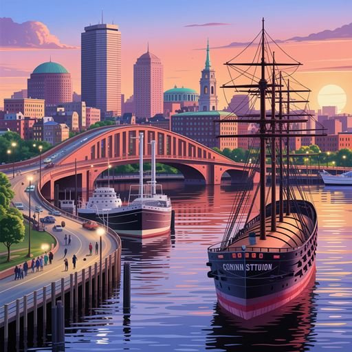 Boston and the Harbor